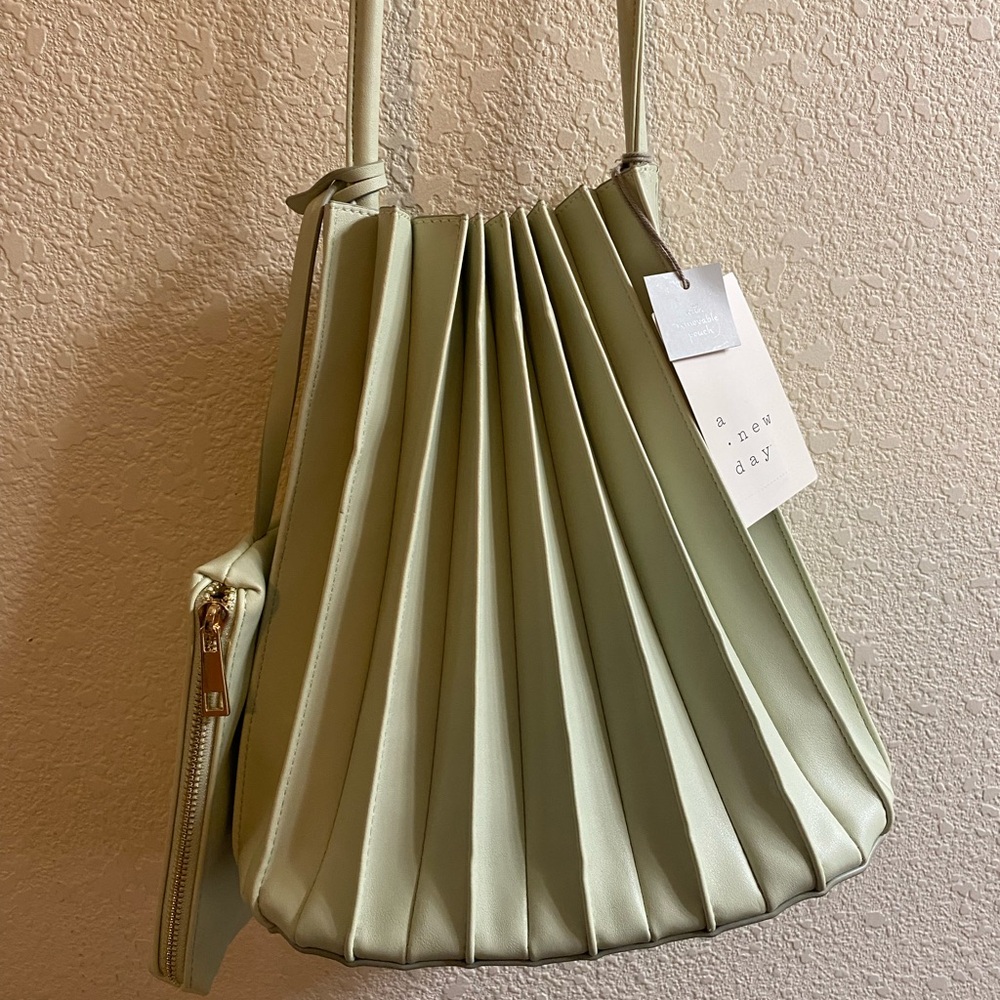 NWT Light Seafoam Green Purse